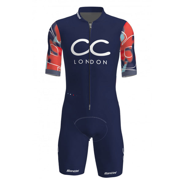 New CCL Unisex Short Sleeve Race Suit by Santini